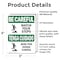 Signmission Safety Culture Sign, 3.5 in Width, Vinyl Decal, Rectangle, Bilingual OS-2PACK-BC-D-35-L-10066 - alternate 4